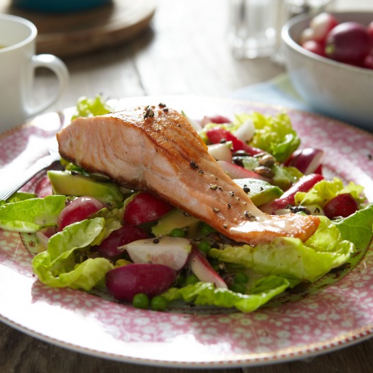 salmon with radish recipe